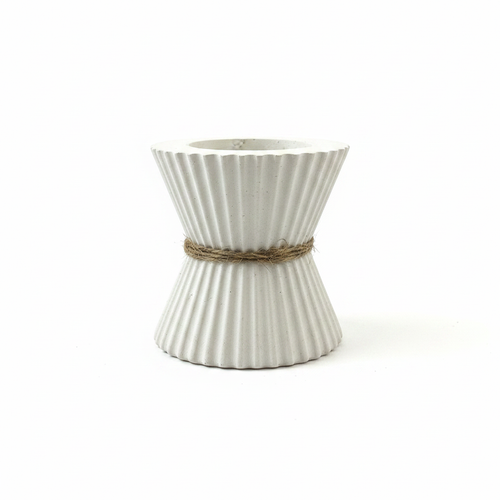 Bougeoir sans bougie fond blanc