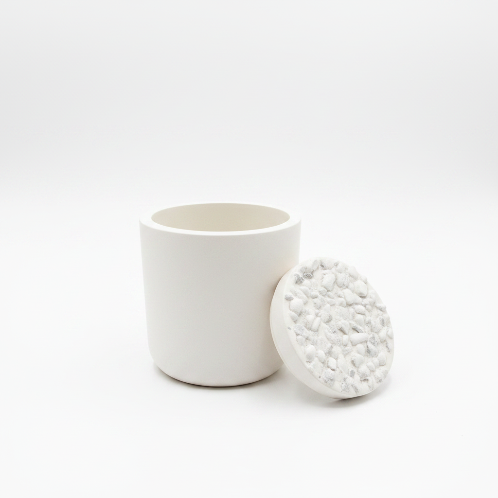 Pot minéral – fond blanc Google